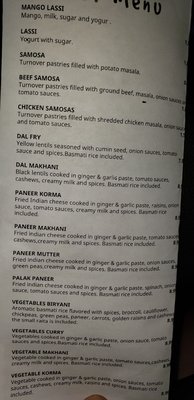 Menu photo 2 Indian-cafe Port SAINT lucie, FL