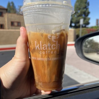 Klatch Coffee - Iced Crme Brle Latte - Coffee & Tea Near Me - San Dimas, California