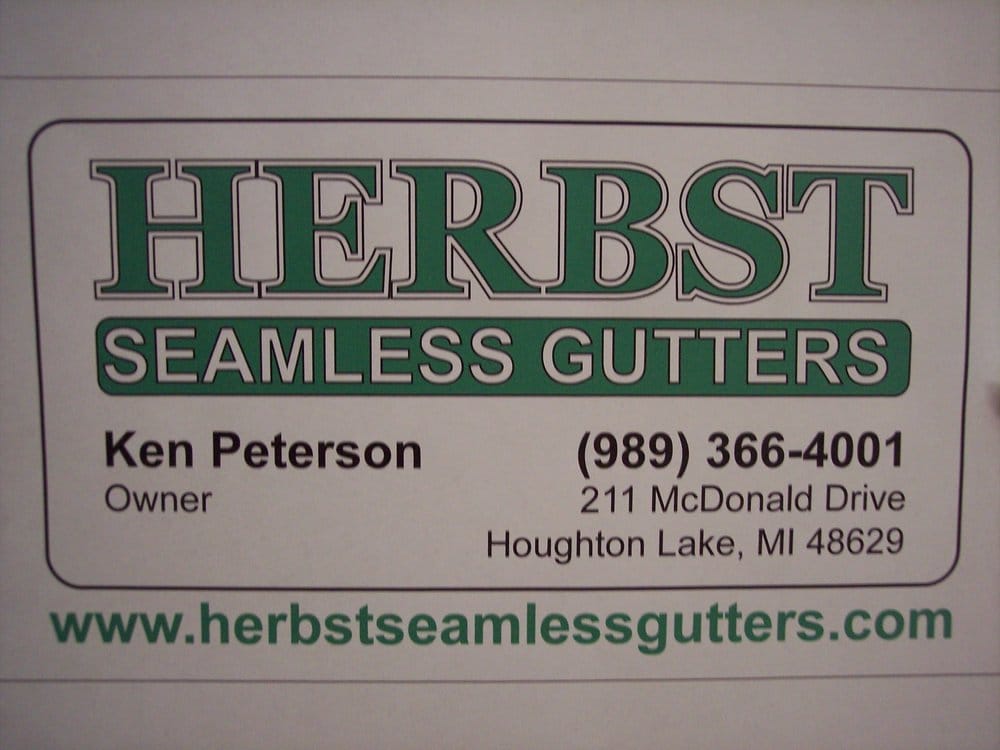 HERBST SEAMLESS GUTTERS Updated August 2024 Prudenville, Michigan
