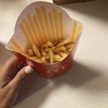 McDonald's - Asked for a large fries and they filled it a quarter way full... not worth the $5 - Fast Food Near Me - Ladera Ranch, California McDonald's - Asked for a large fries and they filled it a quarter way full... not worth the $5 - Fast Food Near Me - Ladera Ranch, California