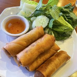 Spring Rolls: They always serve it hot and fresh. Always tasty, crispy and delicious ! Spring Rolls: They always serve it hot and fresh. Always tasty, crispy and delicious !