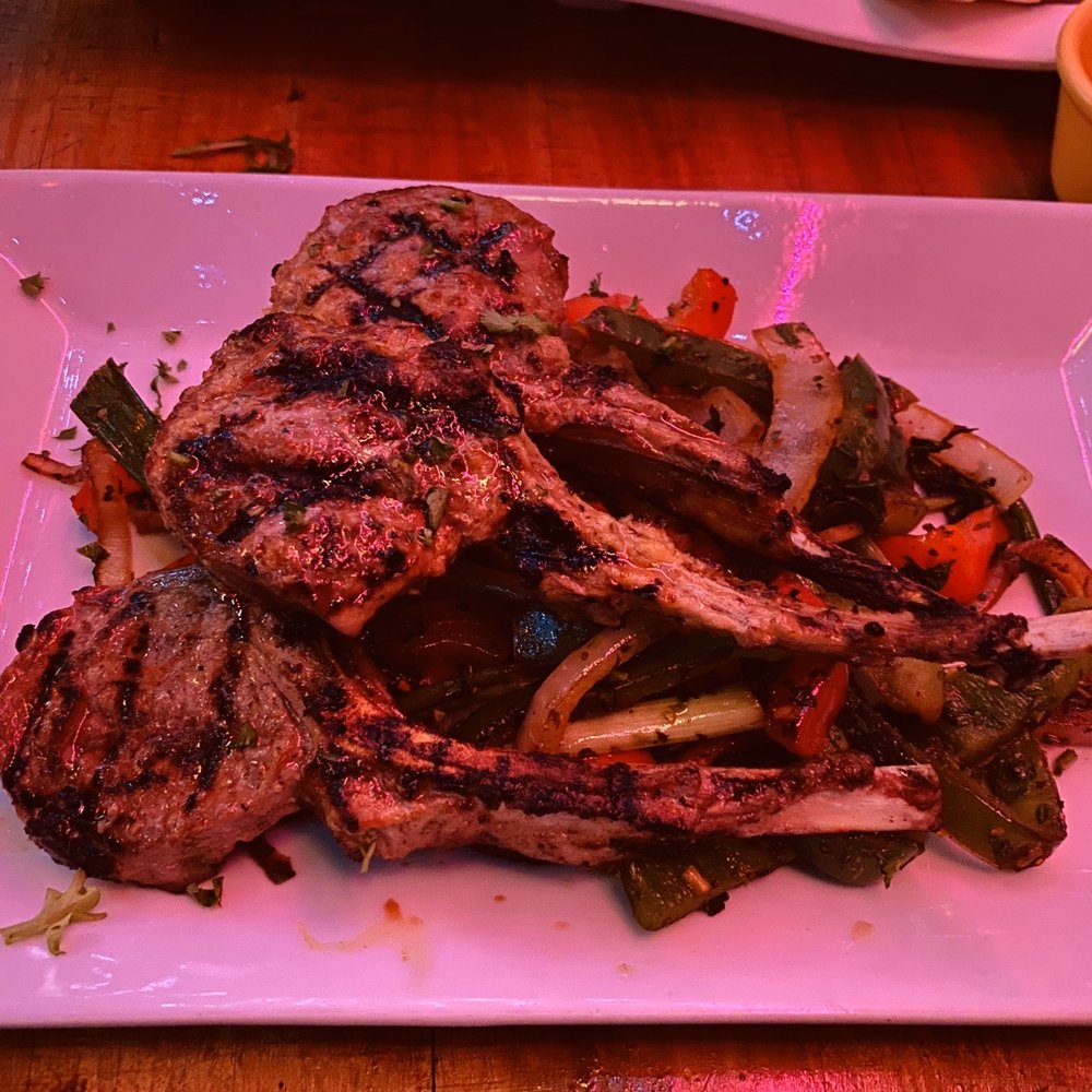Lamb chops with veggies Lamb chops with veggies