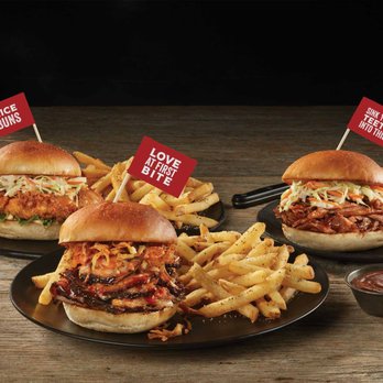 Montana's - three burgers and french fries - Comfort Food Near Me - Brandon, Manitoba Montana's - three burgers and french fries - Comfort Food Near Me - Brandon, Manitoba