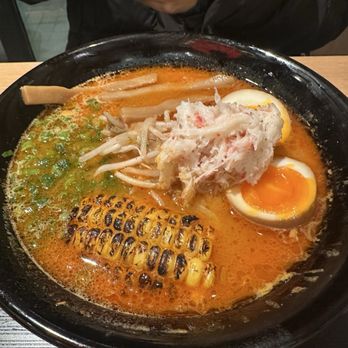 Mensho - Spicy Kani Miso (added egg) - Ramen Near Me - Salt Lake City, Utah