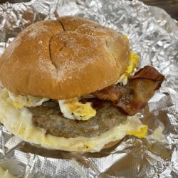 Preston Country Market - My bacon, sausage, breakfast sandwich delicious