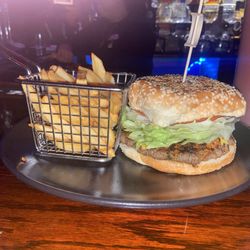 El Porton - Chorizo Burger  with French Fries