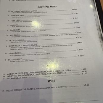 Cuba Bella Cafe - Menu - Cuban Near Me - Carrollton, Texas