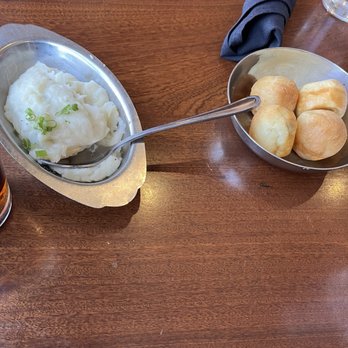 Via Brasil Steakhouse - Mashed Potatoes and Cheese Bread - Pao De Queijo - Brazilian Near Me - Las Vegas, Nevada