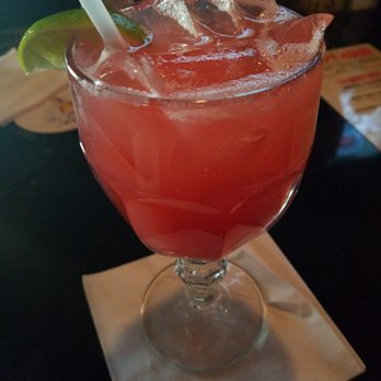 Cadillac Bar - Strawberry Margarita on the rocks! - Tex-Mex Near Me - Houston, Texas Cadillac Bar - Strawberry Margarita on the rocks! - Tex-Mex Near Me - Houston, Texas