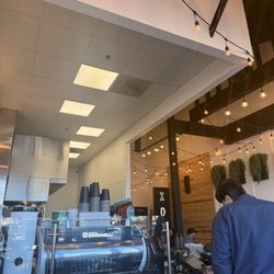 egghole - Small place, but cute vibe. They have two kiosks that you place your order on.