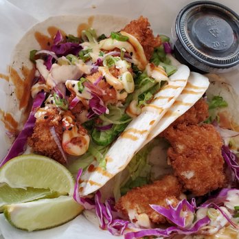The Stein & Vine - Bang Pow Gator Tail Tacos - Very tender and tasty! - Bars Near Me - Brandon, Florida