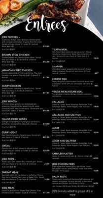 Menu photo 2 Ocho Rios Jerk Spot Goodyear, AZ
