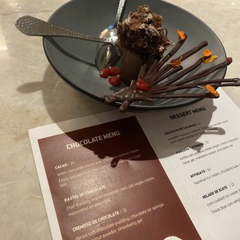 Xochi - The chocolate pudding desert - Mexican Near Me - Houston, Texas Xochi - The chocolate pudding desert - Mexican Near Me - Houston, Texas
