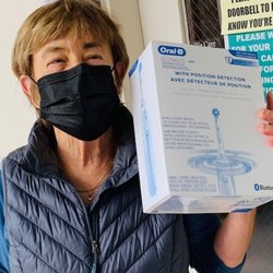 Roni Dawn Douglas, DDS - Yay, another Valentine 2021 winner of OralB electric toothbrush, congratulations!