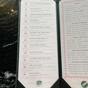 Tiger and Peacock - Zodiac-themed cocktails - Cocktail Bars Near Me - Memphis, Tennessee