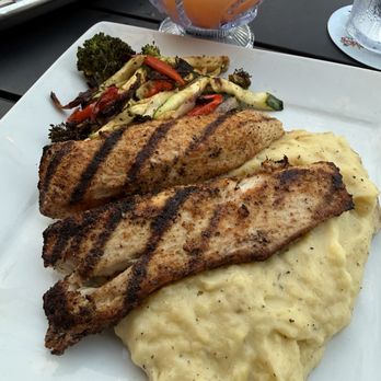 GTs On The Bay - Mahi Mahi and crushed potatoes - American Near Me - Orange Beach, Alabama