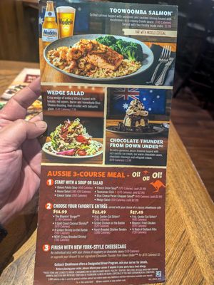 Menu photo 3 Outback Steakhouse Daly City, CA Menu photo 3 Outback Steakhouse Daly City, CA