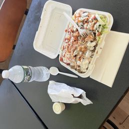 Chicken and Gyro Rice Platter Chicken and Gyro Rice Platter