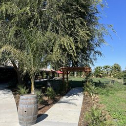 Walkway to tasting area