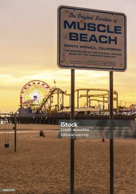 Original Muscle Beach Santa Monica by null