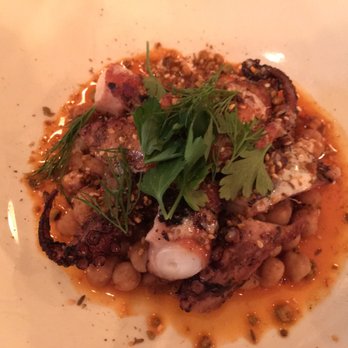 Union - Braised octopus with Meyer lemon, chickpeas and dukkah - Italian Near Me - Pasadena, California Union - Braised octopus with Meyer lemon, chickpeas and dukkah - Italian Near Me - Pasadena, California