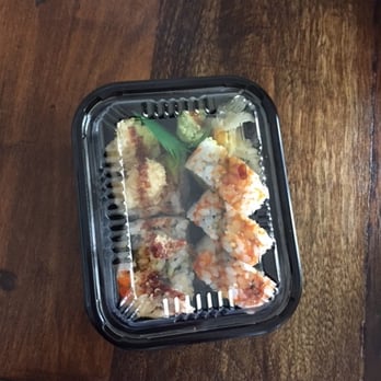 Sushi Hana - 7 pieces of Shrimp Tempura roll for $6.75! Expensive!!!! - Sushi Bars Near Me - Pooler, Georgia Sushi Hana - 7 pieces of Shrimp Tempura roll for $6.75! Expensive!!!! - Sushi Bars Near Me - Pooler, Georgia
