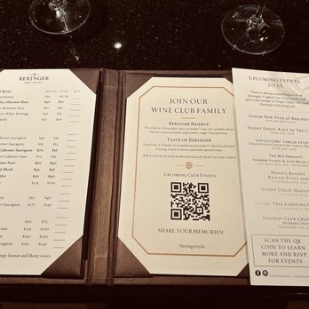 Beringer Vineyards - Wine list, activities - Wineries Near Me - St. Helena, California Beringer Vineyards - Wine list, activities - Wineries Near Me - St. Helena, California