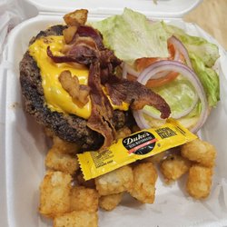 Bedoe's Bar & Grille - Medium Well Cooked All American Burger