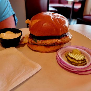 Silver Diner - Turkey burger with roasted vegetables - Diners Near Me - Falls Church, Virginia