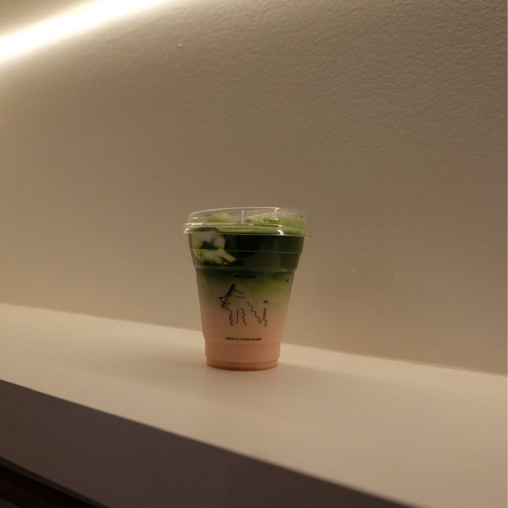 iced sakura matcha mindspanner latte iced sakura matcha mindspanner latte