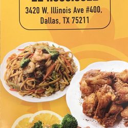 J's Chicken & Rice - The menu with the things they are not serving anymore