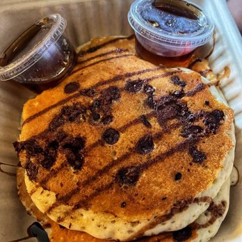 808 Grindz Cafe - Chocolate chip pancakes - Cafes Near Me - Lahaina, Hawaii 808 Grindz Cafe - Chocolate chip pancakes - Cafes Near Me - Lahaina, Hawaii