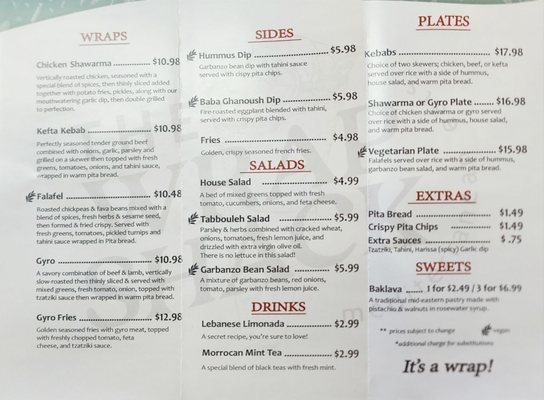 Menu photo 2 The Wrap Shack Bermuda Dunes, CA Menu photo 2 The Wrap Shack Bermuda Dunes, CA