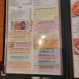 Menu breakfast page 1 Menu breakfast page 1