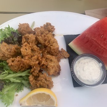 Down Under Restaurant - Lunch special fried oysters! - Seafood Near Me - Fernandina Beach, Florida