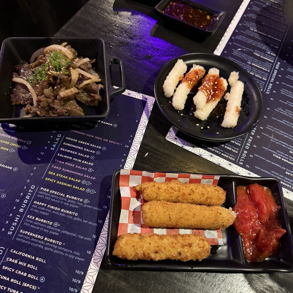 Pier 50 Sushi - Folsom - Bulgogi, rice cakes, cheese sticks - Sushi Bars Near Me - Folsom, California