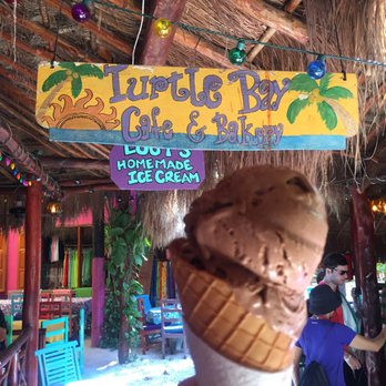 Turtle Bay Bakery & Cafe - I had the dark chocolate & habanero ice cream! - Breakfast & Brunch Near Me - Akumal, ROO Turtle Bay Bakery & Cafe - I had the dark chocolate & habanero ice cream! - Breakfast & Brunch Near Me - Akumal, ROO
