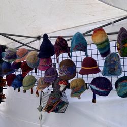 Phoenix Festival of the Arts - Handmade Felted Merino Wool Hats by BanfiliGirlTextiles, Kaulean Morningstar BanfiliGirl.etsy.com BanfiliGirl.com