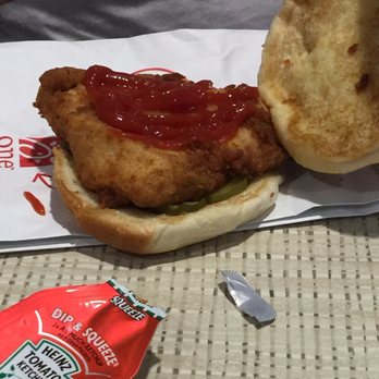 Chick-fil-A - Chicken sandwich (with added ketchup) - Fast Food Near Me - Reno, Nevada Chick-fil-A - Chicken sandwich (with added ketchup) - Fast Food Near Me - Reno, Nevada