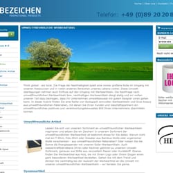 Werbezeichen - Umweltfreundliche Werbeartikel