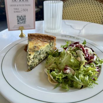 Bistro Du Jour - Quiche Florentine - French Near Me - Washington, DC, District of Columbia
