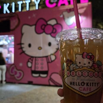 Hello Kitty Cafe - ICE Mango Tea - Desserts Near Me - Las Vegas, Nevada