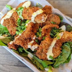 Lev Kitchen - Mushroom Schnitzel | Instagram: @telephonesmoothie