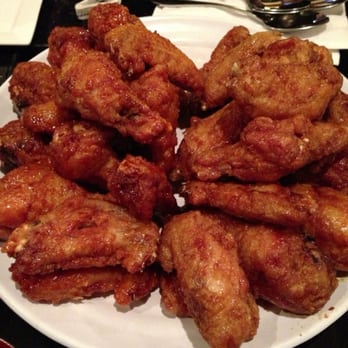 Bonchon Allston - Half soy garlic and half hot - Korean Near Me - Allston, Massachusetts Bonchon Allston - Half soy garlic and half hot - Korean Near Me - Allston, Massachusetts