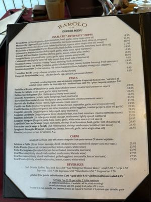 Menu photo 7 Barolo Cafe Tustin, CA Menu photo 7 Barolo Cafe Tustin, CA