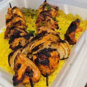 Amena Cafe - Shish Taouk (Chicken Kabob) - Mediterranean Near Me - Las Vegas, Nevada Amena Cafe - Shish Taouk (Chicken Kabob) - Mediterranean Near Me - Las Vegas, Nevada