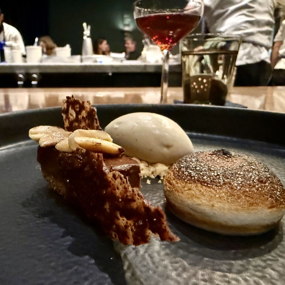 Demi - s'more graham cracker, smoked caramel, peanut, burnt marshmallow ice cream - French Near Me - Minneapolis, Minnesota Demi - s'more graham cracker, smoked caramel, peanut, burnt marshmallow ice cream - French Near Me - Minneapolis, Minnesota