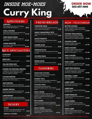 Menu photo 2 Curry King Indian Kitchen Kenosha, WI Menu photo 2 Curry King Indian Kitchen Kenosha, WI