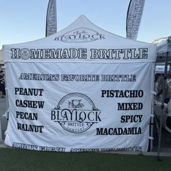 Blaylock Brittle Co - I saw them at Lemon Festival but they also sell at LA County Fair, OC County Fair, other local events and online