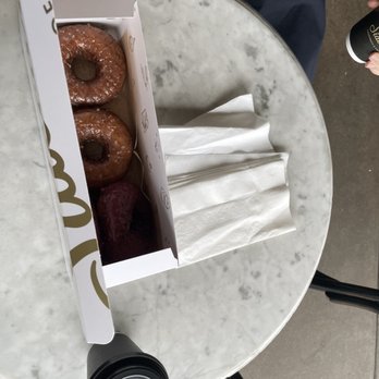 Sidecar Doughnuts & Coffee - Donuts Butter and Salt Huckleberry - Donuts Near Me - Costa Mesa, California